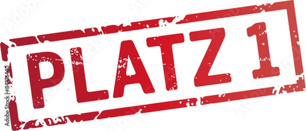 Fototapeta stempel Platz 1