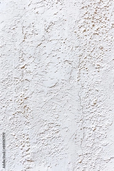 Fototapeta An abstract texture pattern of paper or plaster in soft white. 
