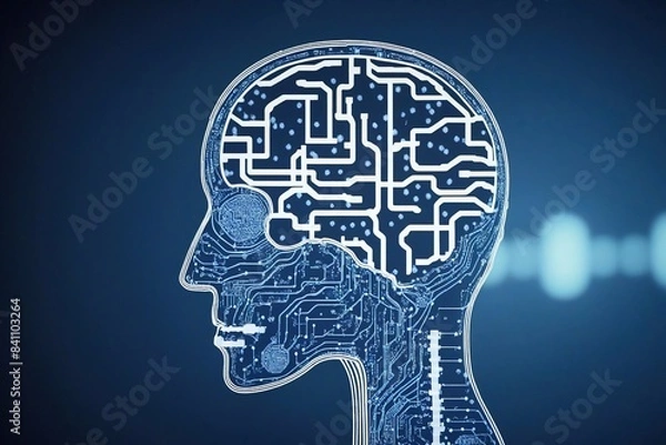 Obraz Background of technological concepts