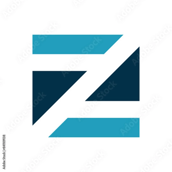 Fototapeta Monogram Z. Design vector Z logo. Monogram initial letter mark Z logo design. Monogram design vector logo. Monogram initial letter mark Z logo design. Simple Z monogram. Monogram Z design logo