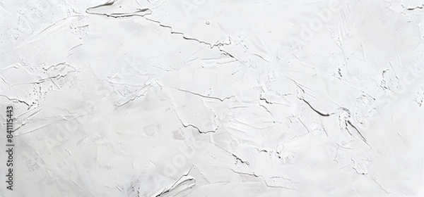 Obraz White Concrete Texture, Hyperrealistic Oil Painting