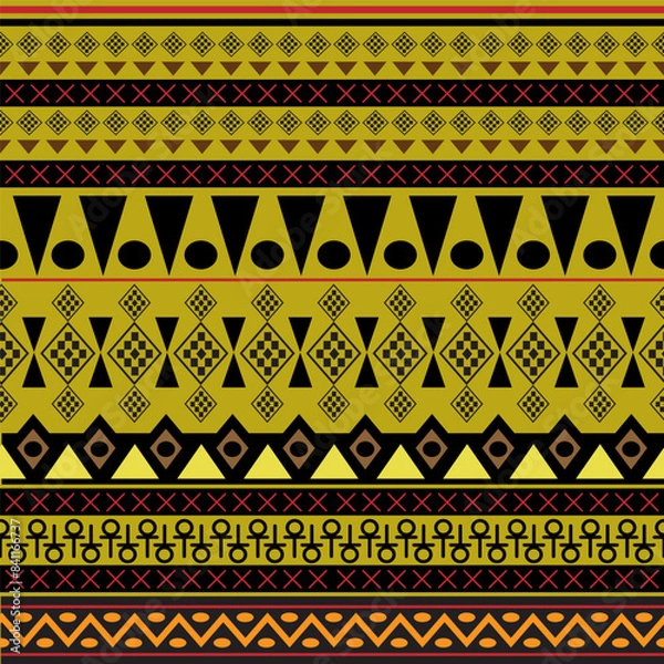 Obraz Seamless geometric pattern from ancient Egypt .