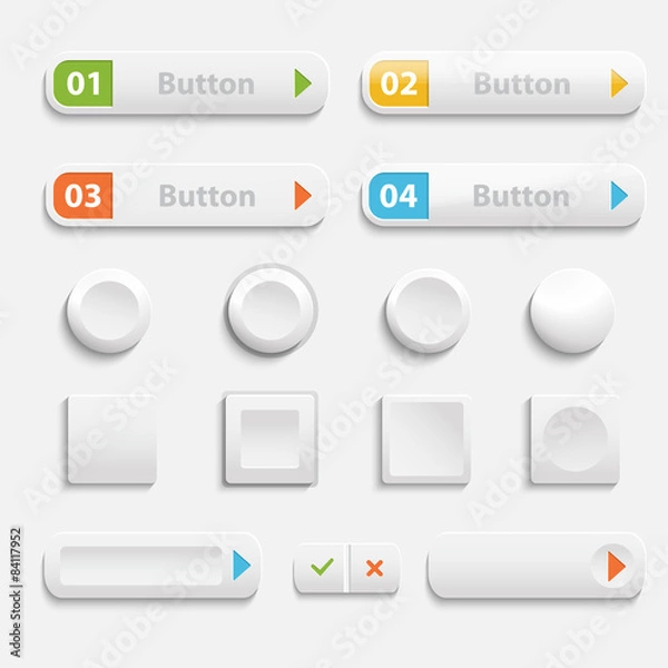 Obraz Web buttons