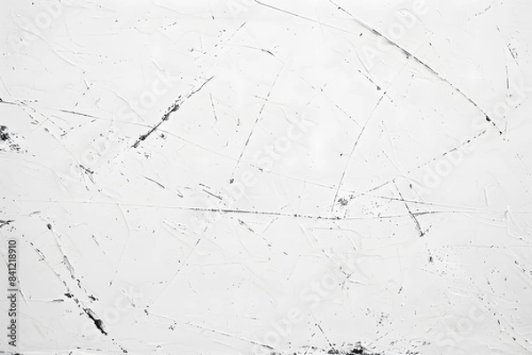 Fototapeta White Background with Scattered Scratches