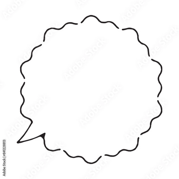 Fototapeta シンプルな吹き出し-8