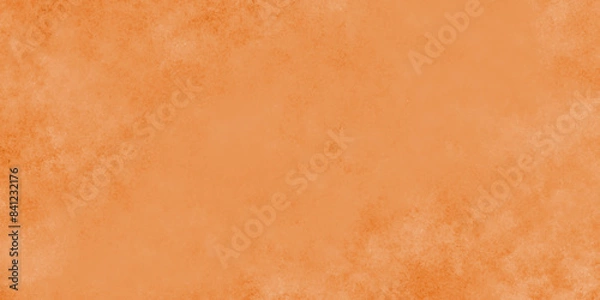 Fototapeta Abstract orange old grunge and rough wall texture background .orange paint concrete floor and marble stone background design .dirty concrete wall texture vector grunge backdrop .