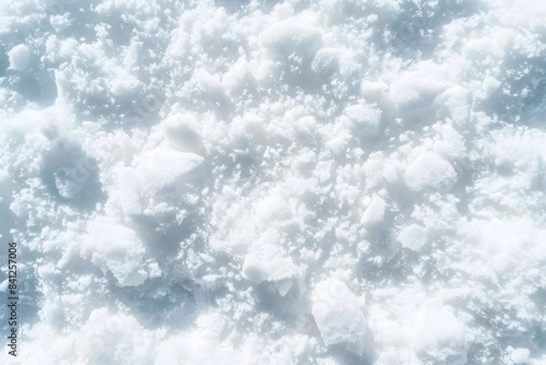 Fototapeta White Snow Texture Seamless Pattern Background