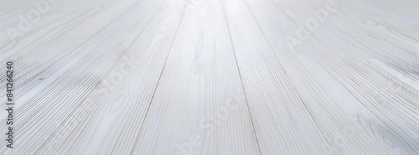 Fototapeta White Wooden Background With Gradient Texture