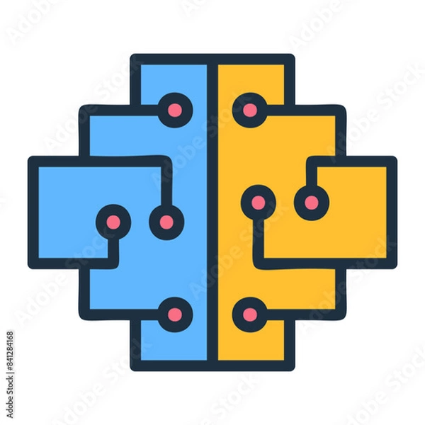 Fototapeta Artificial Intelligence Icon