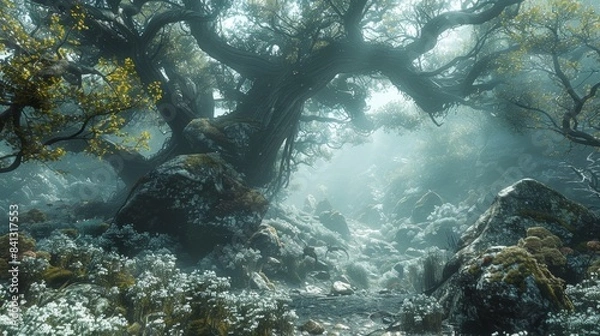 Obraz Craft a digital masterpiece featuring a surreal