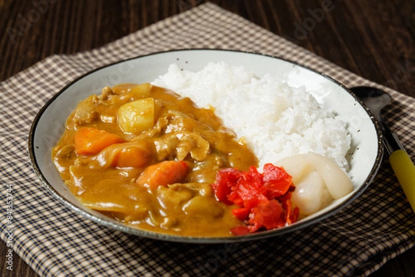 Fototapeta 昔風カレーライス