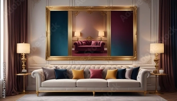 Fototapeta living room interior