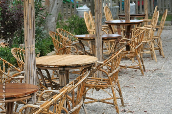 Fototapeta leere stühle