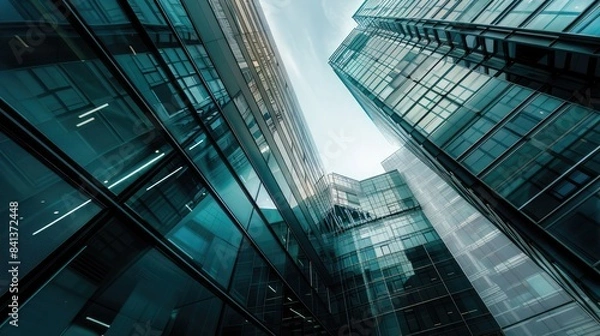 Obraz modern architectural rendering or design concept of a building