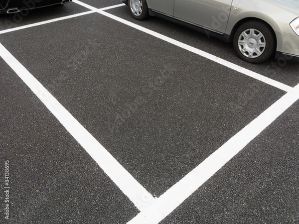 Fototapeta 平置きの駐車場