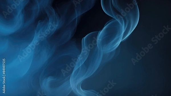 Obraz Smoky Blue Background