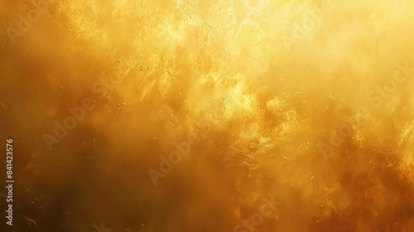 Fototapeta Gold gradient blurred background. Generative AI