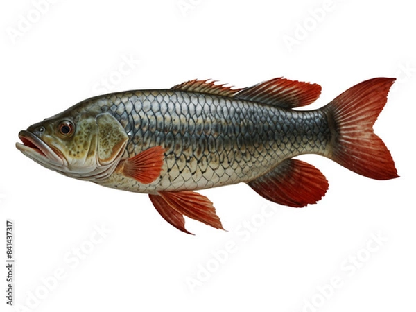 Fototapeta fish on a white background