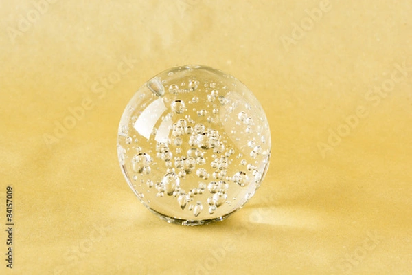 Obraz A glass ball with inner bubbles