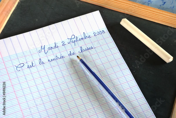 Fototapeta la rentrée des classes