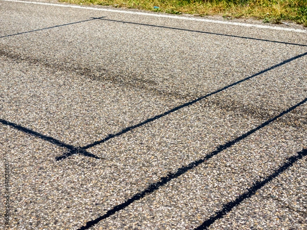 Fototapeta Strasse ausbessern