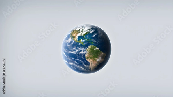 Fototapeta A green and beautiful Earth that can be used as a graphic image