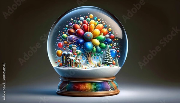 Obraz glass sphere in a glass sphere