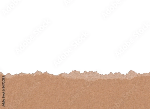 Obraz torn craft paper texture ripped corner page