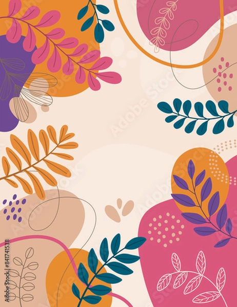 Fototapeta Abstract background for design.Template banner and cover for social media ad, template special promo new arrival sale.