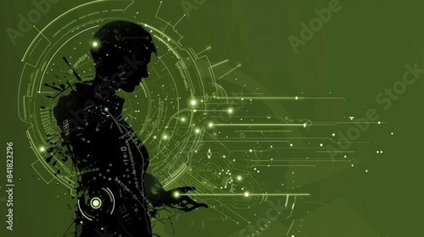 Fototapeta  Digital transformation consulting with digital tools