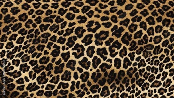 Fototapeta 
animal leopard background skin texture real furry pattern
