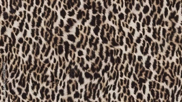 Fototapeta 
animal leopard background skin texture real furry pattern