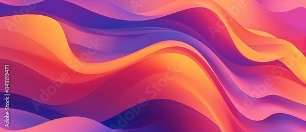 Fototapeta Abstract waves of color