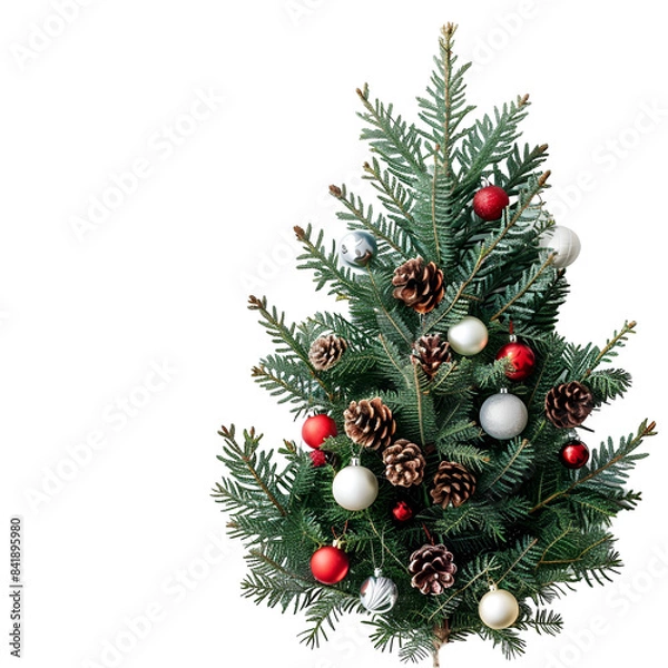 Fototapeta christmas tree decoration