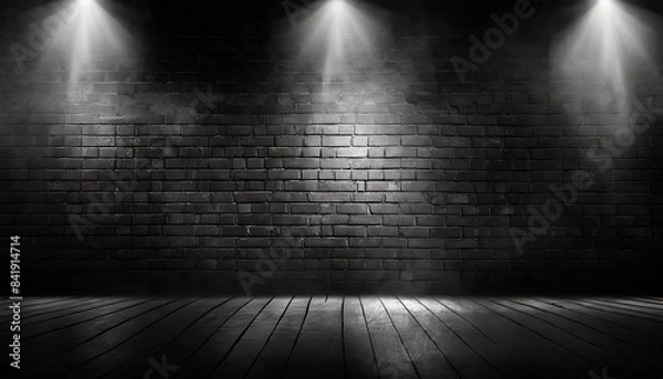 Fototapeta room with a wall