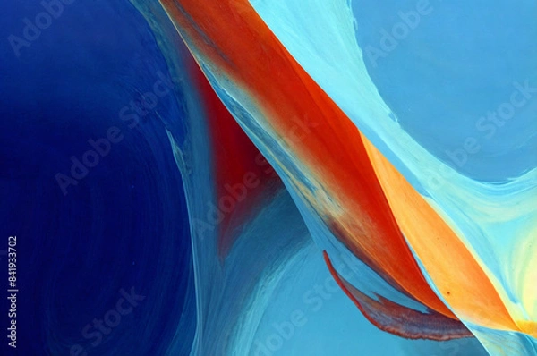 Fototapeta abstract background with waves
