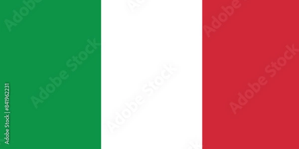 Obraz Italy flag vector