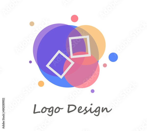 Obraz abstract logo design 
