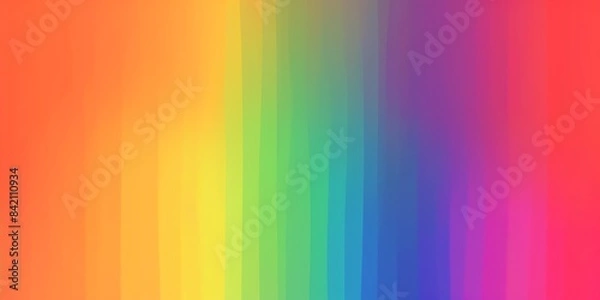 Fototapeta A stunning 3D render of an abstract multicolor spectrum
