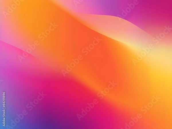 Fototapeta Fuchsia pink blurred yellow grainy gradient background 