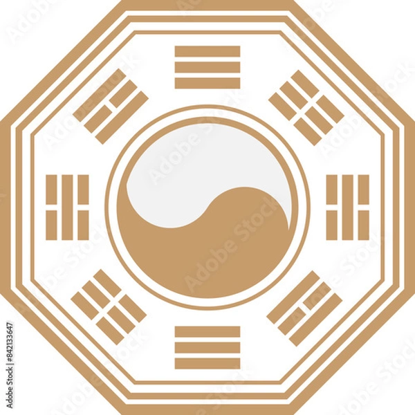 Obraz 한국문양, 동양문양 일러스트