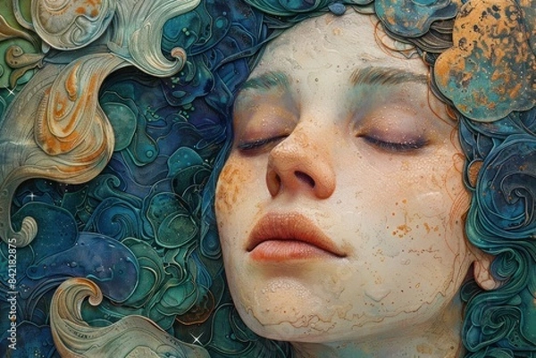 Fototapeta Virgo: Detail the meticulous journey of a Virgo striving for perfection in an imperfect world.