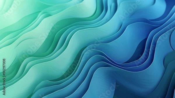 Fototapeta Beautiful Sunset Over the Ocean, Generative AI