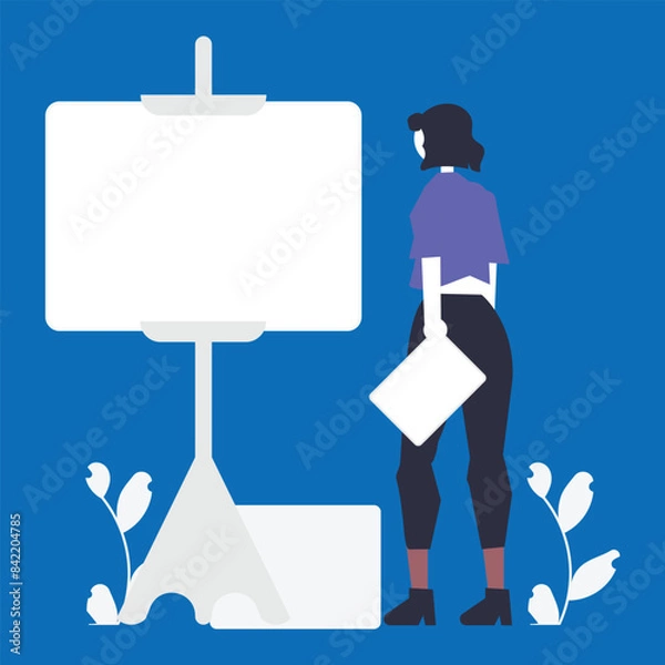 Fototapeta Students concept illustration