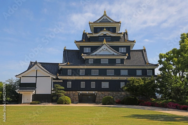 Obraz 岡山城　天守閣