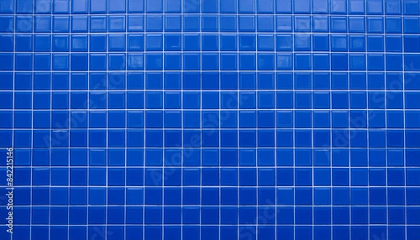 Obraz Blue tile texture background