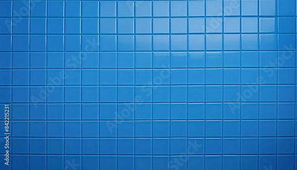 Obraz Blue tile texture background
