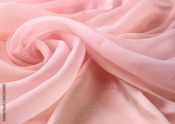 Fototapeta ピンクのオーガンジーのイメージ背景