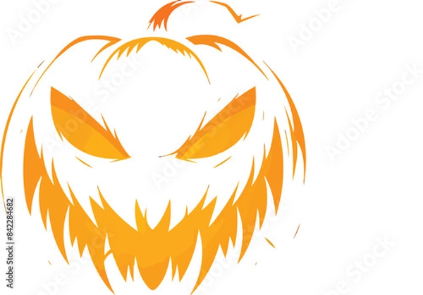 Obraz Halloween Pumpkin Vector icon logo ghost character cartoon illustration  Vector
