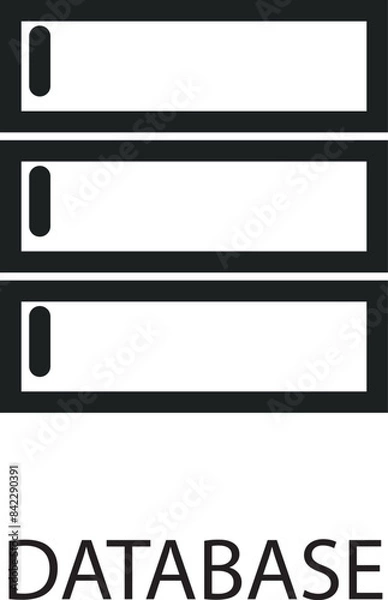 Fototapeta flat icon data analyst vector art